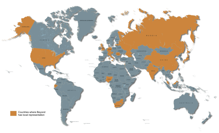 World Map - Distributors